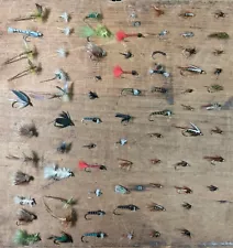 75 Assorted Fly Fishing Flies, Lures, Smaller Sizes