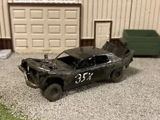 1/64 Scale 3D Printed 1972 Chevy Demolition Derby Demo Car For Diecast Diorama