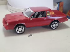 Vintage Revell 1:24 '87 Buick Grand National "DONK" Model car Built Red GNX