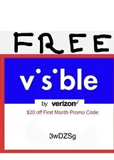 ð Visible promo code: 3wDZSg for $20 off unlimited phone plan by Verizon