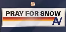 AVIATOR Nation VAIL Colorado NEW Bumper VINYL Sticker DECAL Pray FOR Snow