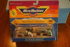 Super Micro Machines Exploration Semi TRUCK Collection, #6 FOOD SERVICE, SEALED