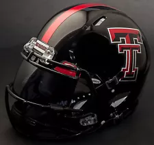 *CUSTOM* TEXAS TECH RED RAIDERS Riddell SPEED Full Size Replica Football Helmet