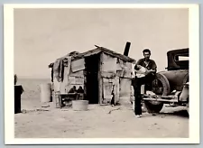 Postcard Dorothea Lange Migratory Mexican Field Worker Imperial Valley CA c:1937