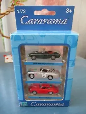 Cararama/Hogwell - Roadster Set - Mercedes 300SL/Porsche 356B Coupe/MGB