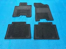 Infiniti QX80 Floor Mats Mat 4pc Set All Season Black 2017 OEM