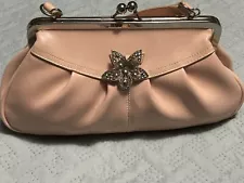 apt 9 pink purse/clutch/handbags /evening bag.pre-owned