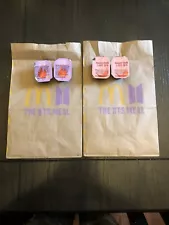 his and hers BTS Mcdonalds bag and sauces