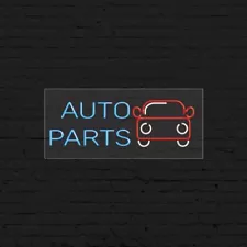 Auto Parts Sign for Business Displays | LED Flex Neon | 32"W x 13"H x 1"D