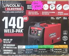 Lincoln Electric 140HD WELD-PAK MIG/Flux-Cored Wire Feed Welder K2514-1 NEW