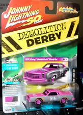 Johnny Lightning Demolition Derby 1977 Chevy Monte Carlo Stock Car B