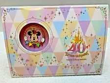 Not for sale Tokyo Disney Resort 40th pin Card company exclusive version