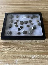 lot of 26 Vintage Waterbury Button Co Uniform Buttons, Silver tone Metal USA