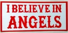 Hells Angels Support Sticker "I BELIEVE IN ANGELS" Sticker Original 81 Stand