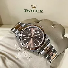 ð« Rolex Datejust 41 Chocolate Fluted Oyster 18K Rose Gold 2023 Complete ð«