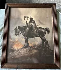 FRANK FRAZETTA Framed GraphiCreations Lithograph 1973