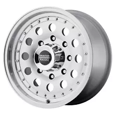 1 New American Racing Ar62 Outlaw Ii 16x7 8-165.10 Machined Silver Wheel