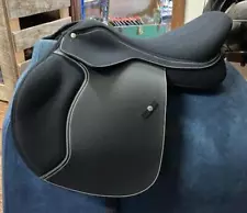 TEST RIDE/DEMO- Wintec Pro Jump Saddle with HART BLACK 17.5IN