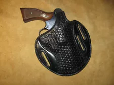 Lined Leather Holster S&W L Frame 581 586 681 686 4" RH GC 240626