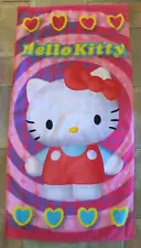 Vintage HELLO KITTY 2002 Beach Towel 52" X 26"