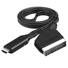 SCART to HDMI Converter Cable 1080P/720P with USB Cables SCART Input for TV SALE