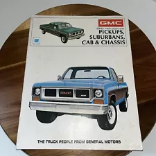 1973 GMC Pickup Truck Sales Brochure Booklet Catalog