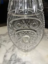 Large Crystal Vase