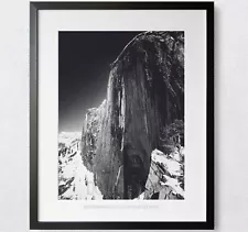 Ansel Adams Monolith Face of Half Dome Yosemite California Premium Art Print