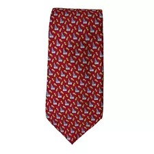 Vineyard Vines Custom Collection Red Silk Novelty Tie Idaho Potatoes Quirky Fun