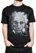 Albert Einstein Stephen Fishwick It's All Relative T-Shirt