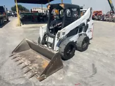 2018 Bobcat S570 Skid Steer Wheel Loader Diesel Aux Hydraulic Bucket Q/C bidadoo