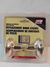 Mag security Vintage Style Door Knobs w/Brass Plated Finish 8869-B