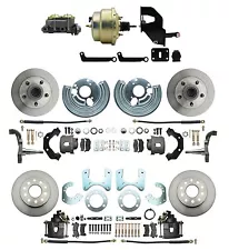 1962-74 B & E Body Front & Rear Power Disc Brake Conversion Kit Adjustable