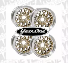 17x9 1970-1981 Gold PONTIAC Firebird Trans AM WS6 Snowflake Wheels. SET OF 4 NEW