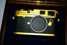 GOLD LEICA LEITZ M4-2 100 YEAR ANNIVERSARY NEW CAMERA with ORIGINA FACTORY BOX