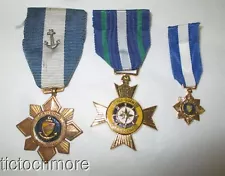 US VIETNAM WAR REPUBLIC OF VIETNAM NAVY GALLANTRY CROSS MEDALS RVN SILVER ANCHOR