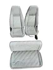 Jeep Wrangler YJ CJ7 76-95 GREY Driver Passenger REAR Seat set recliner set