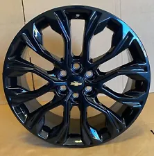 Set of 4 New OEM '19-'24 Chevrolet Traverse 20" Gloss Black Rims 84941843 14058