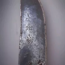 RARE 14.7”(37.5cm) Antique MEDIEVAL executioner’s Machete Knife Marked