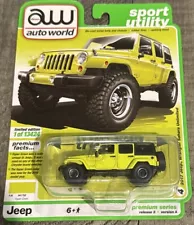 2017 Jeep® Wrangler Sahara Unlimited Hyper Green Auto World Die-cast 1:64 E24