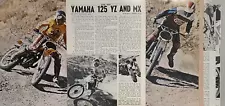 1976 Yamaha YZ125 125 MX 10pg Motorcycle test Article