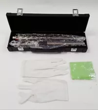 Professional Silver Plated Flute in Hard Case with Accessories Unused