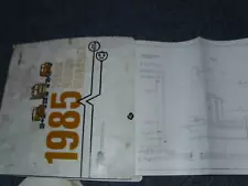 1985 FORD BRONCO FULL SIZE WIRING DIAGRAMS SCHEMATICS SHEETS SET OEM ORIGINAL