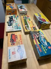 vintage model cars kits junck yard cars