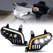 LED Headlight H/L Beam Blinking Turn Signal for Honda GoldWing GL1800 2001-2017 (For: 2002 Honda Goldwing 1800)