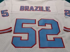 ROBERT BRAZILE HOUSTON OILERS JERSEY, XL, ORIGINAL TYPE, SEWN, QUALITY NFL 