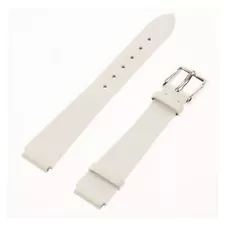 TechnoMarine white pleather band 13x12mm with tang buckle