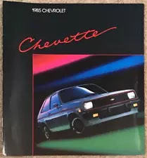 CHEVROLET CHEVETTE Large Format USA Car Sales Brochure 1985 #4480 Aug '84