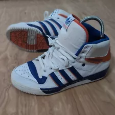 RARE 2014 ADIDAS Attitude Hi "Knicks” Colorway Orange Blue Size 10.5