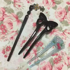 Kanzashi kimono Hair stick Set Of 3 Cute Hairpins, Japanese Accessories, Hairpin